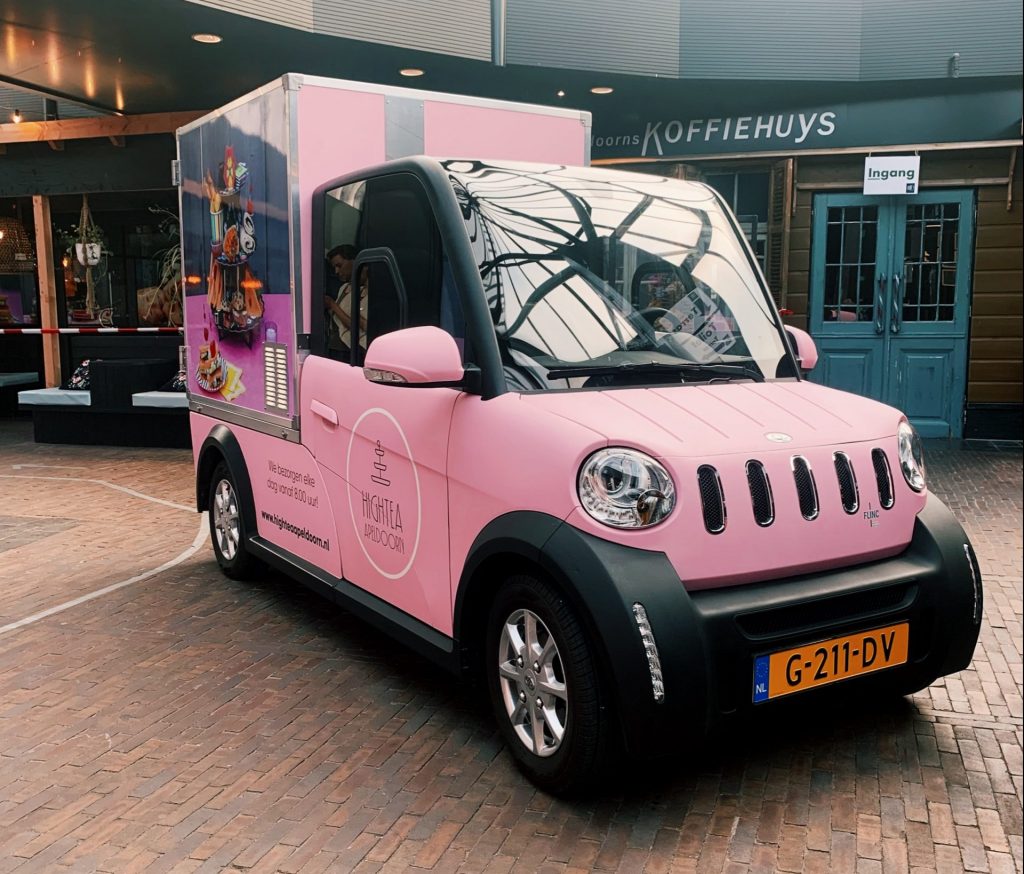 Apeldoorns Koffiehuys high-tea auto Flinc-EV